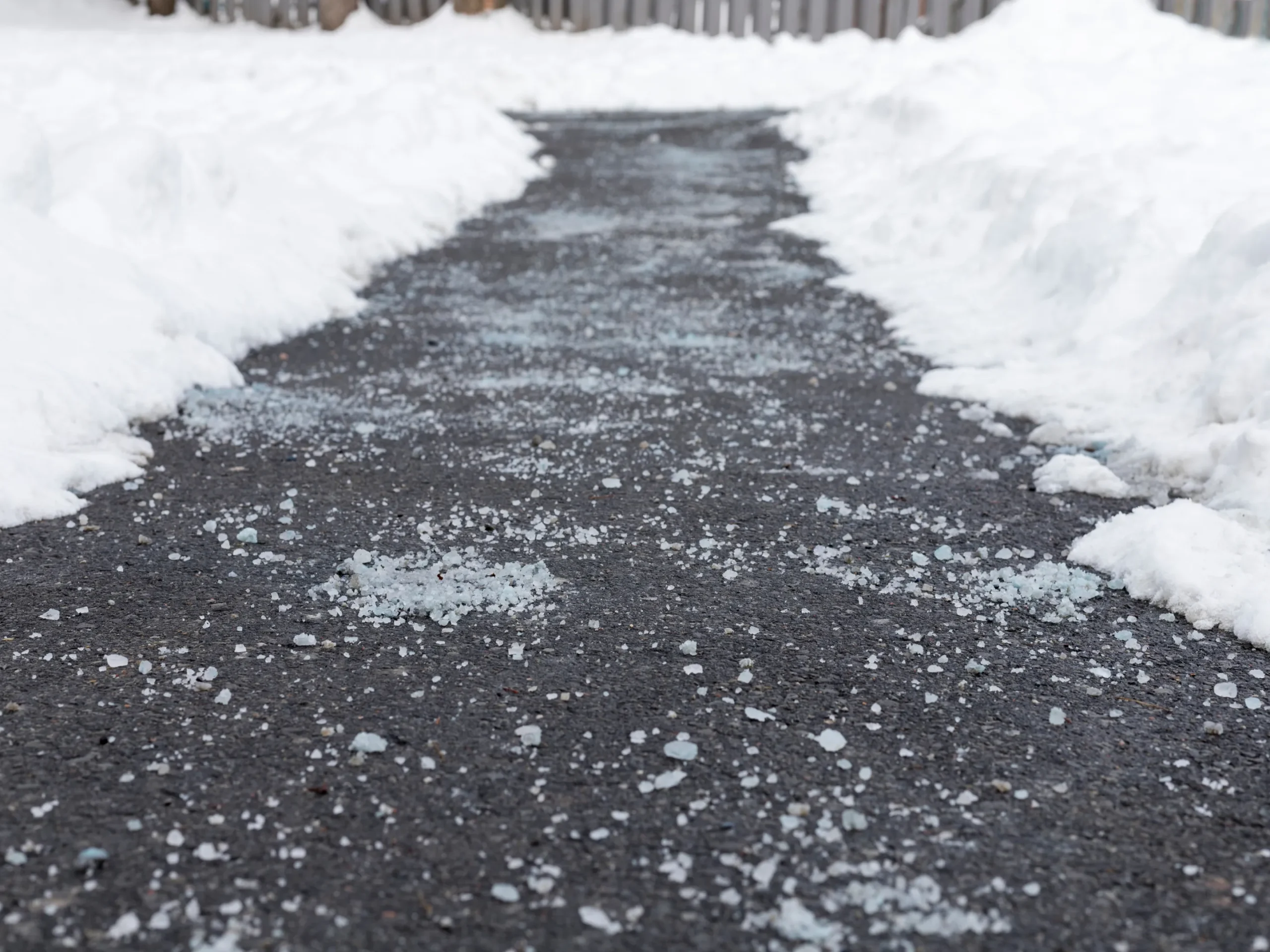 winter safety tips: avoid icy sidewalks by salting roads