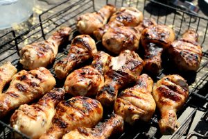 beginner barbecuer; grilled chicken