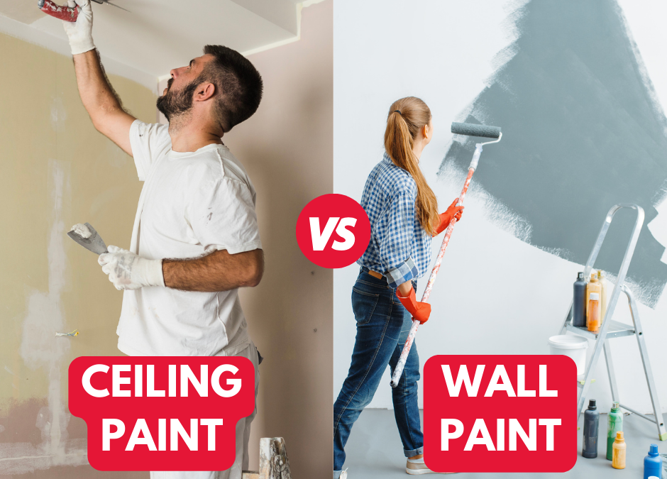 A Breakdown On The Difference Between Ceiling Paint And Wall Paint