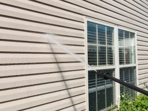how to pressure wash the side of a house