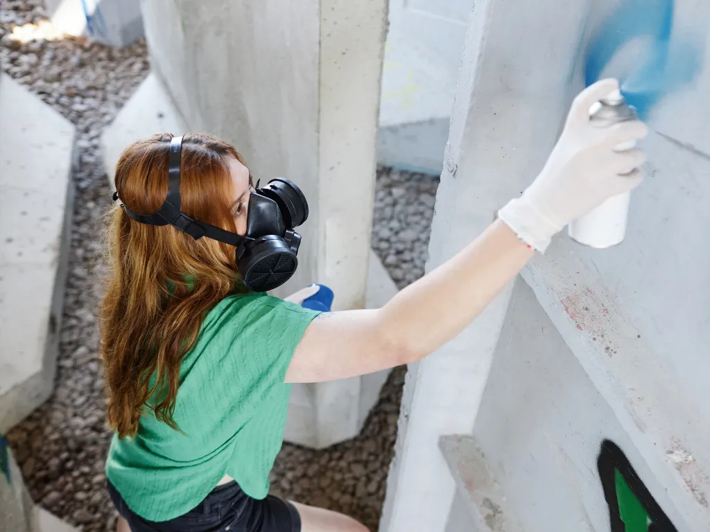 spray paint respirator mask
